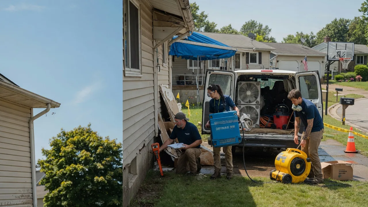 Ceiling Leak Cleanup in Dalzell, IL near me