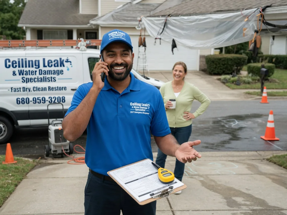 Ceiling Leak Cleanup Dalzell, IL FAQs